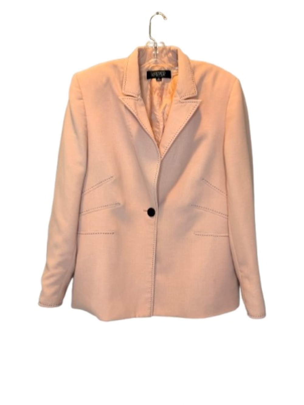 Kasper Blush Pink Single-Button Women's Blazer - Used - Size 16